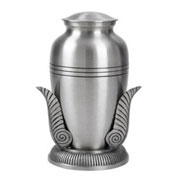 Egyptian Silver Wing Urn Egyptian Silver Wing Urn