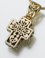 gold celtic cross