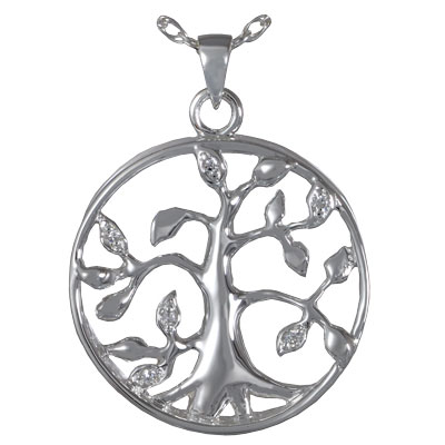 Jewlery Trees on Cremation Jewelry   Tree Of Life Urn Pendant