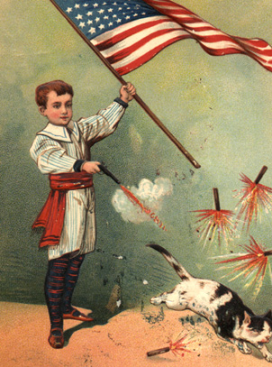 vintage 4th of July postcards