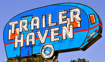 trailer neon sign