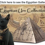 Egyptian urns for ashes