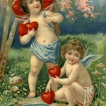 vintage valentine postcard