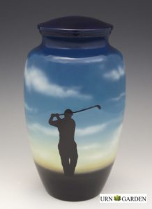 golf cremation urn for ashes