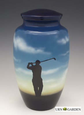 golf cremation urn for ashes