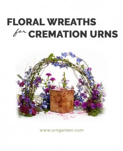 floral wreaths for cremation urns