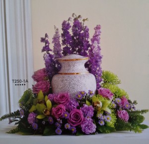 urn floral arrangements