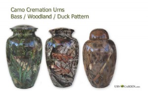 Camouflage Urns