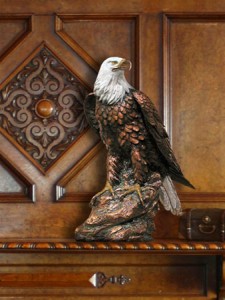 Bronze Eagle Cremation Urn