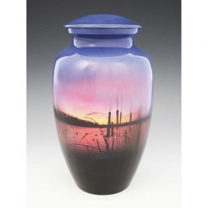 sunset cremation urn for ashes
