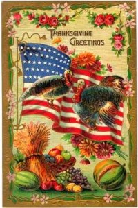 vintage thanksgiving postcard