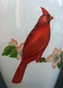 Cardinal Cremation Urn for Ashes