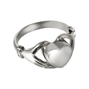 heart ring cremation jewelry