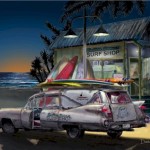 Surf board hearse