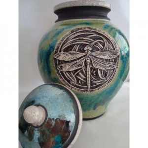 dragonfly cremation urn