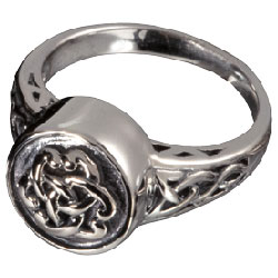 Celtic knot urn ring