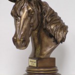Horse cremation urn