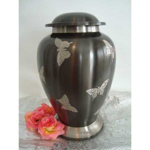 sterling butterfly urn