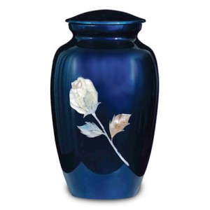 Midnight Rose Urn for Ashes