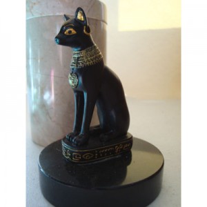 bastet cat urn