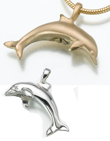 dolphin cremation jewelry