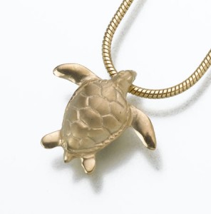 turtle cremation urn jewelry