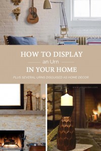 how to display an urn at home