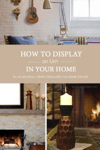 how to display an urn in the home