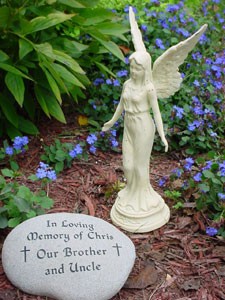 memorial garden stone