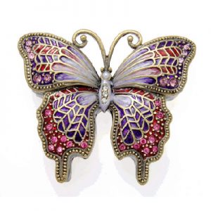purple butterfly cremation urn for ashes