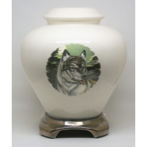 wolf-cremation-urn-for-ashes USA