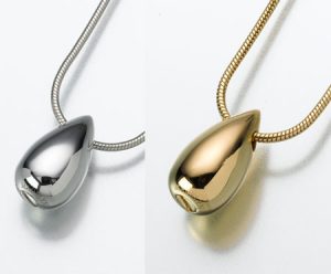 tear drop cremation jewelry for ashes