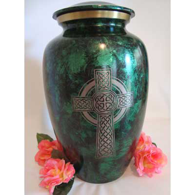 celtic cross cremation urn for ashes 