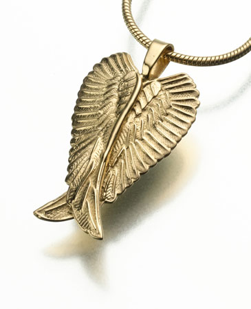 angel wings urn jewelry for ashes