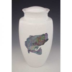 bass fishing cremation urn for ashes