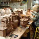 pottery cremation urns