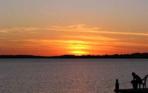 fishing-at-sunset