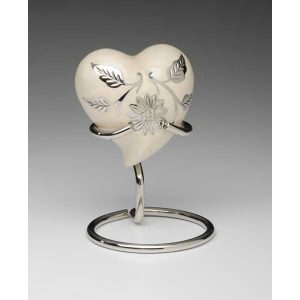 heart urn for small ashes