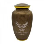 hunting and fishing cremation urn