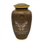hunting and fishing cremation urn
