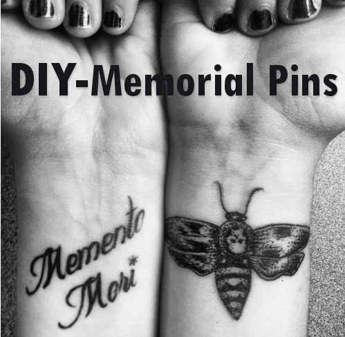memorial pins diy