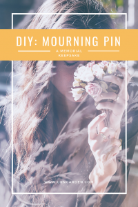 DIY Mourning Pin