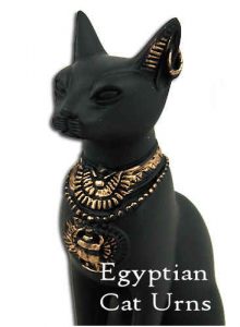 egyptian cat urns for pets