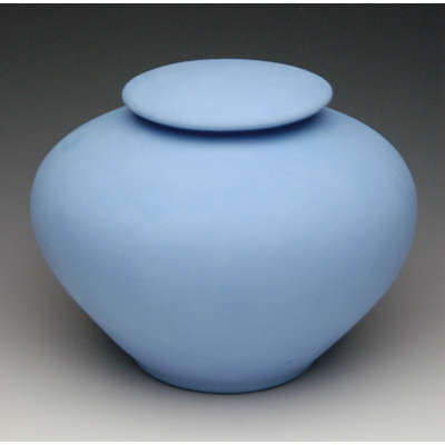 blue bio urn for ashes