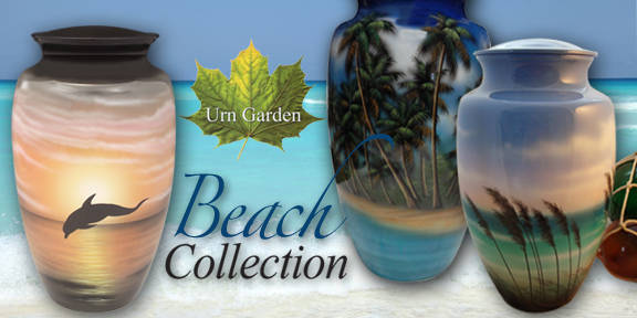 ocean beach cremation urns for ashes