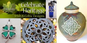 Irish Celtic Cremation Urns for Ashes