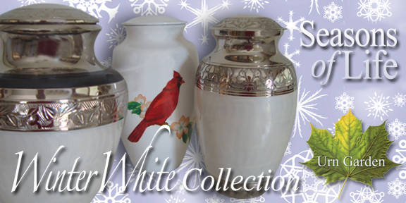 elegant white cremation urns for ashes
