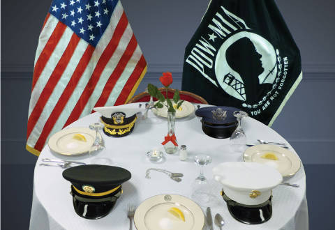 Table for POW MIA