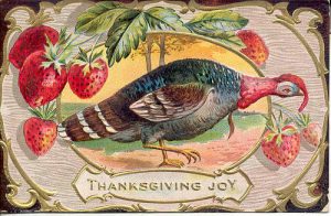 vintage thanksgiving postcard