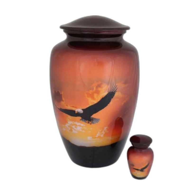 Sky King Eagle Cremation Urn for Human Adult